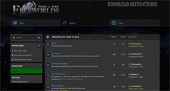 Desktop Screenshot of freeworldstidesofwar.com